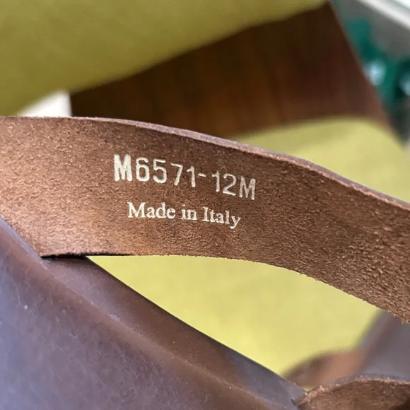 Mercanti Fiorentini Brown Sandals with Toe Loop - Picture 3 of 11